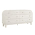 Maude Chest of 6 Drawers, Washed White Ash