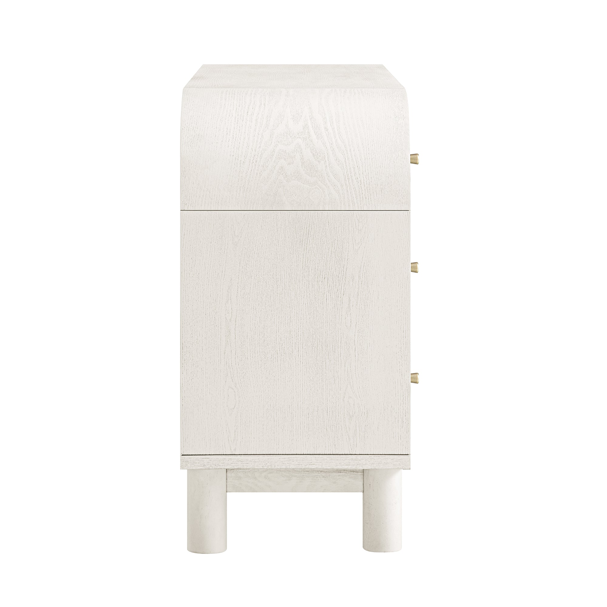 Maude Chest of 6 Drawers, Washed White Ash