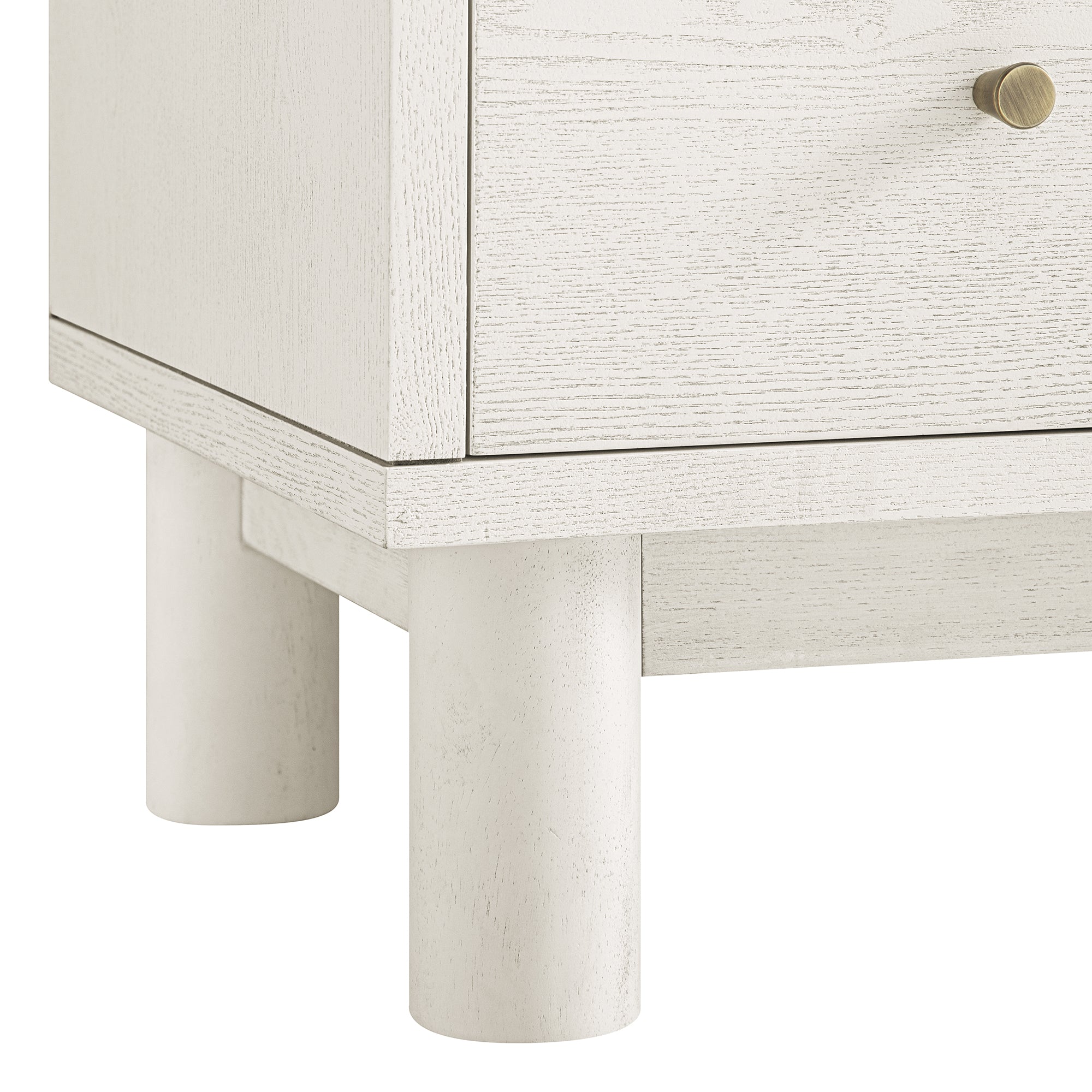 Maude Chest of 6 Drawers, Washed White Ash