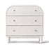 Maude Chest of 3 Drawers, Washed White Ash with Raffia