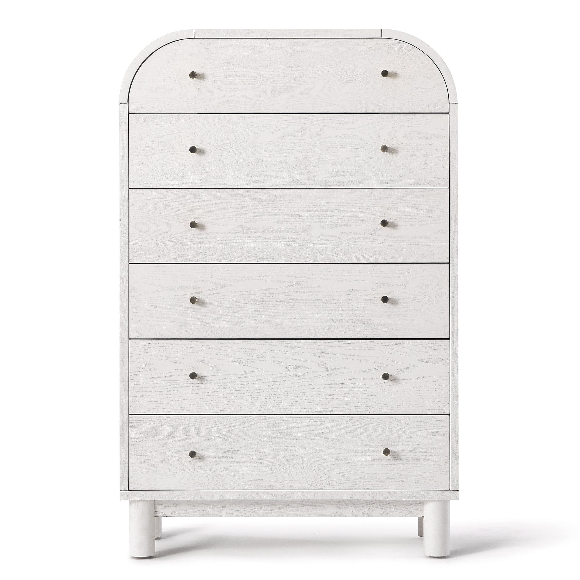 Maude Tall Chest, Washed White Ash