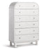 Maude Tall Chest, Washed White Ash