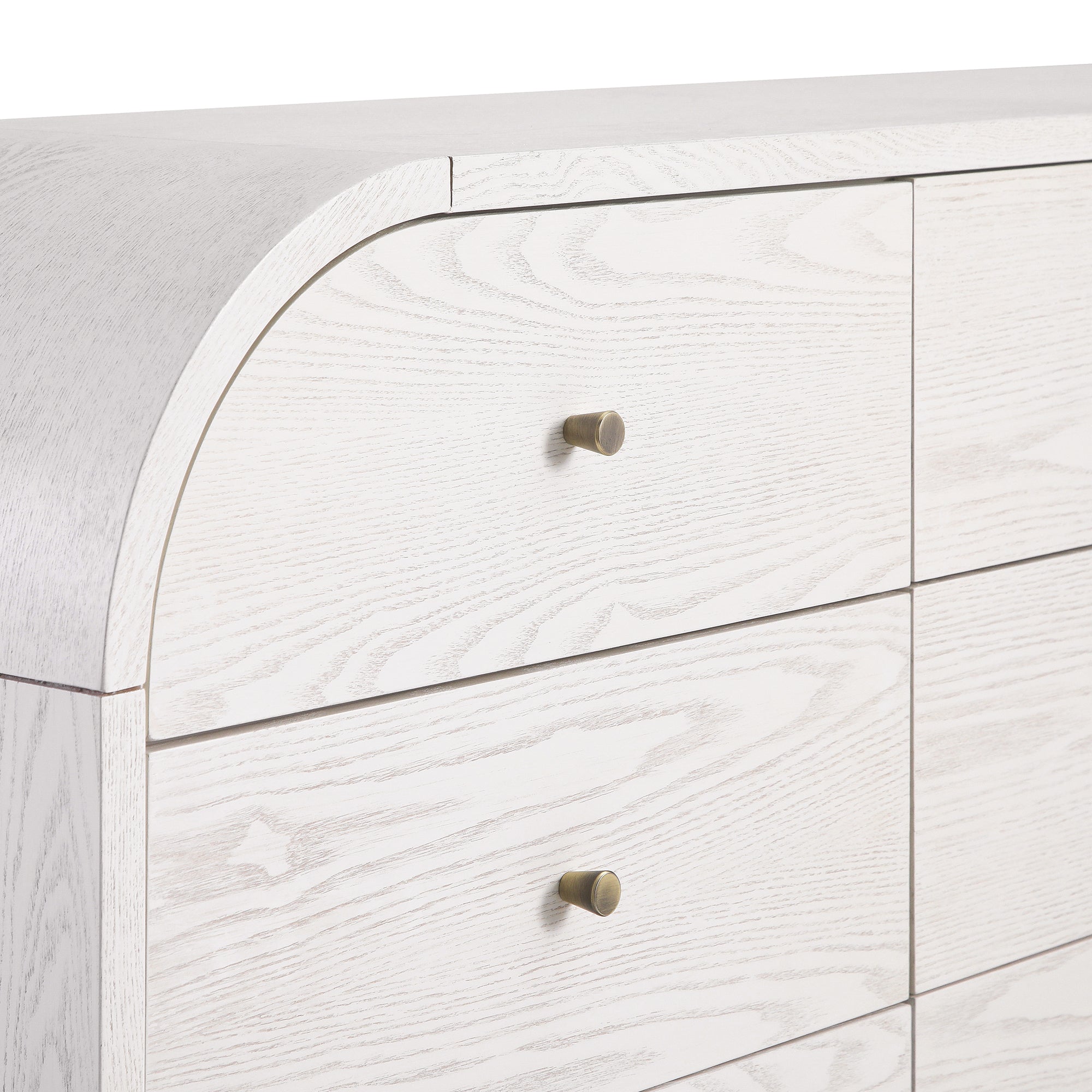 Maude 9 Drawer Chest, Washed White Ash