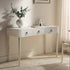 Thalia Concave Dressing Table, Washed White