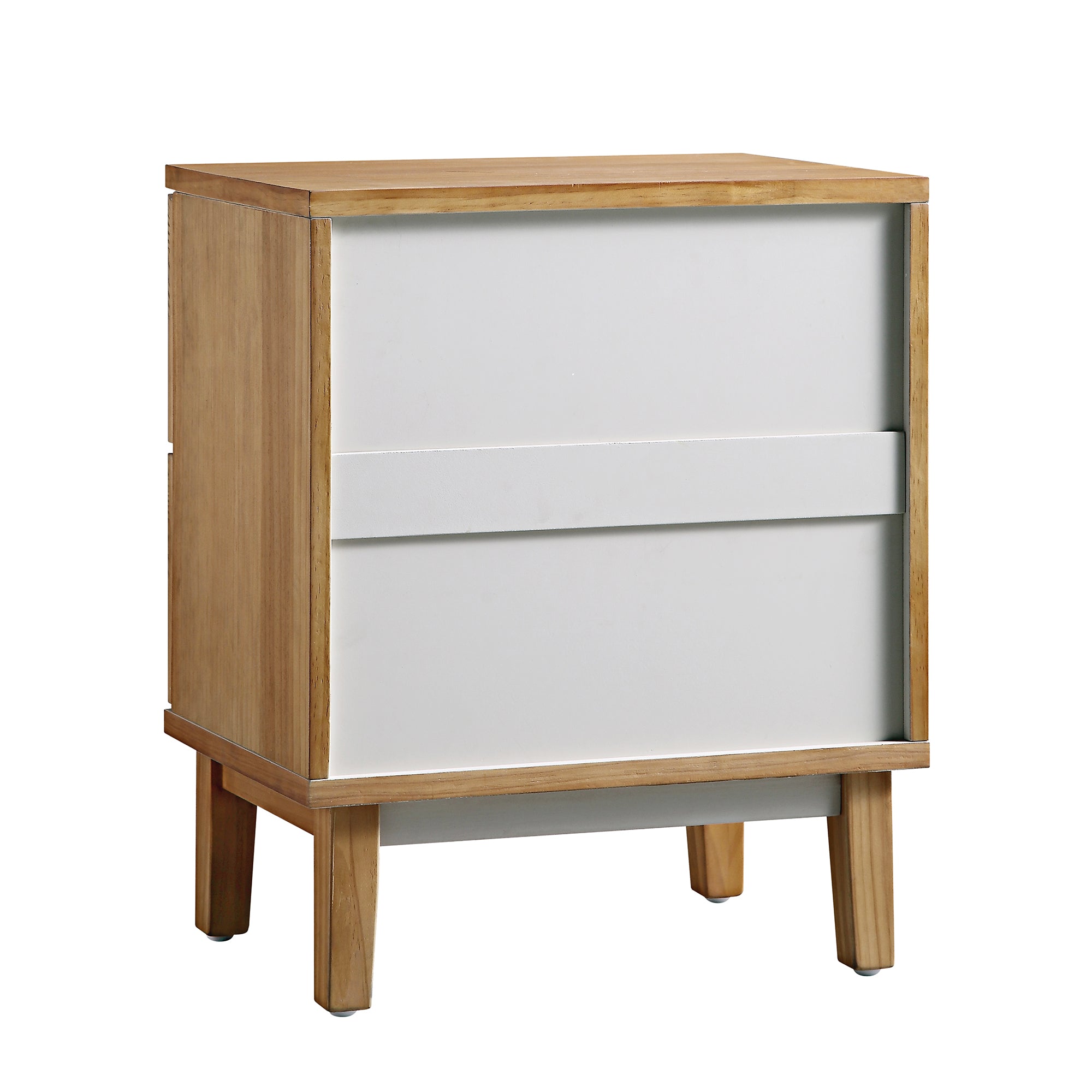 Gibbs 2-Drawer Bedside Table, Natural