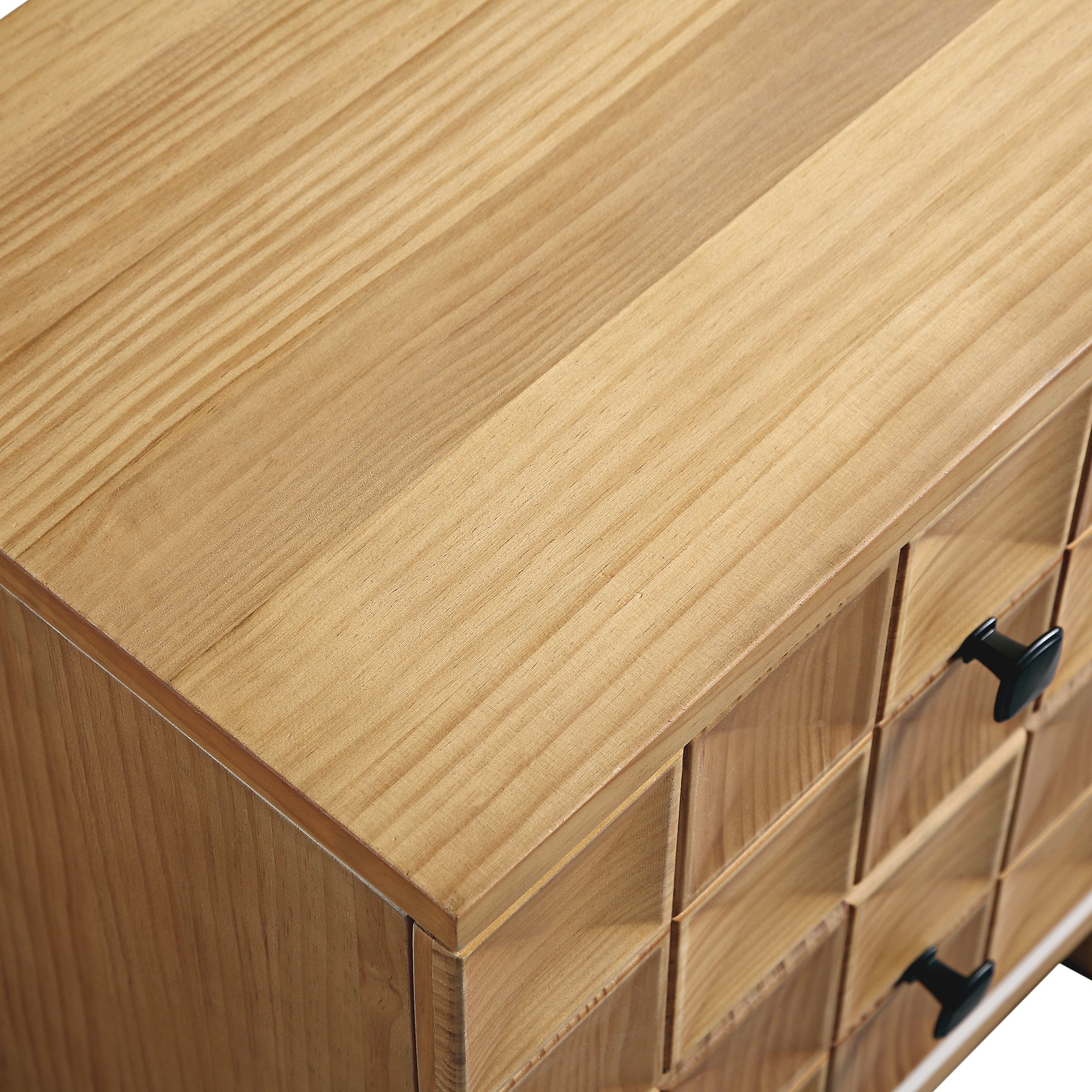 Gibbs 2-Drawer Bedside Table, Natural