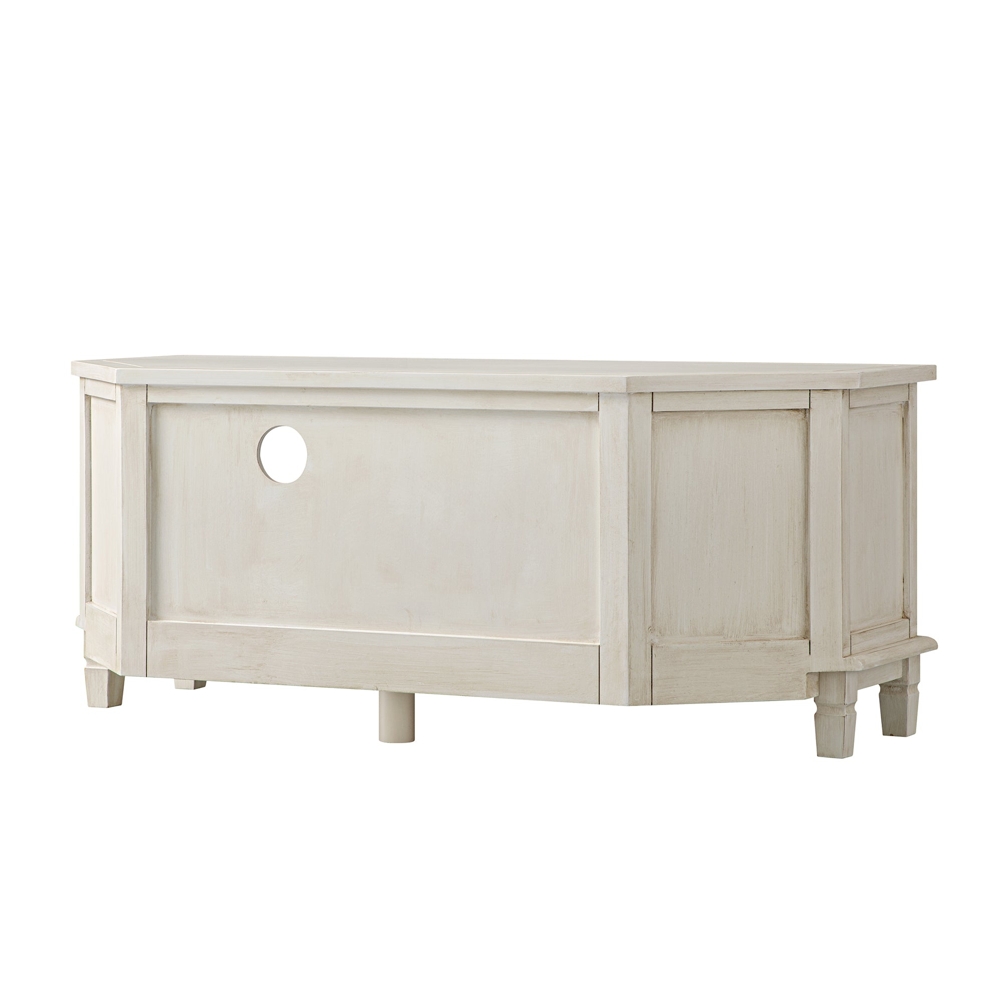 Chantilly Whitewashed Corner TV Unit