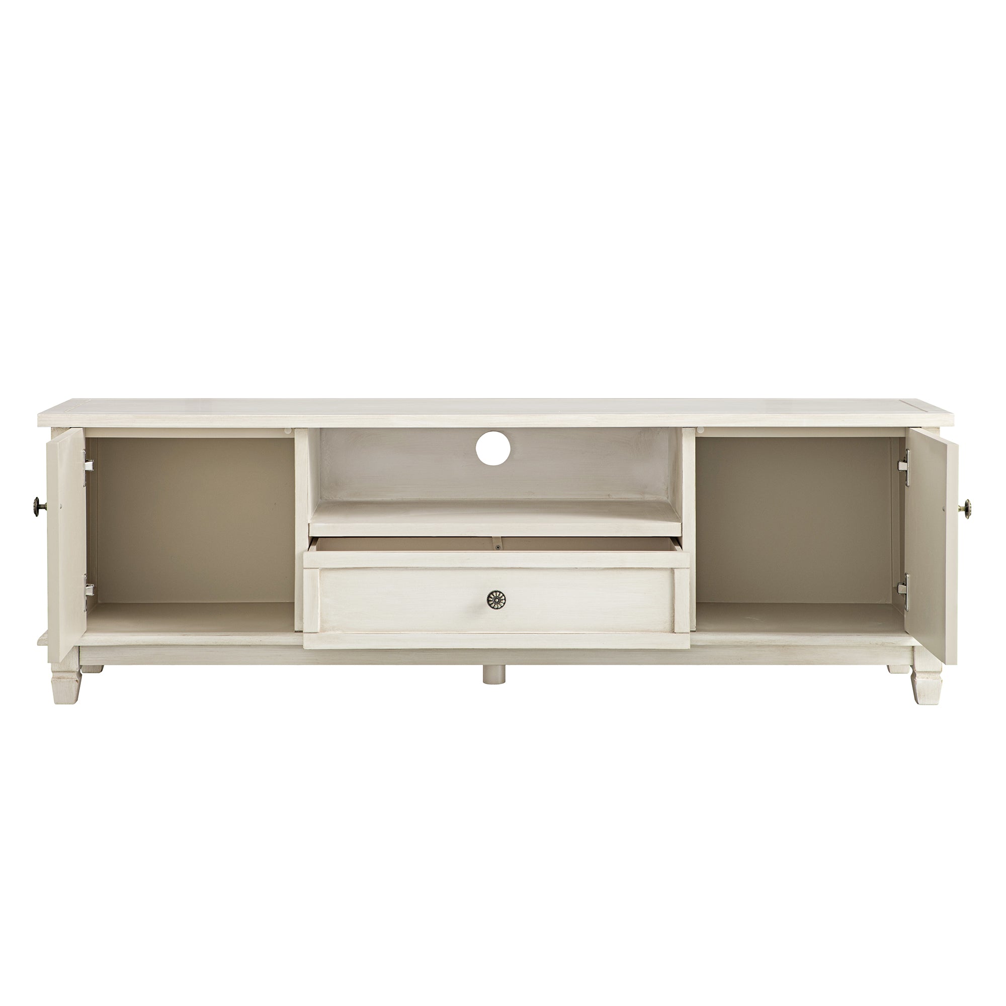 Chantilly Whitewashed 150cm Wide TV Unit