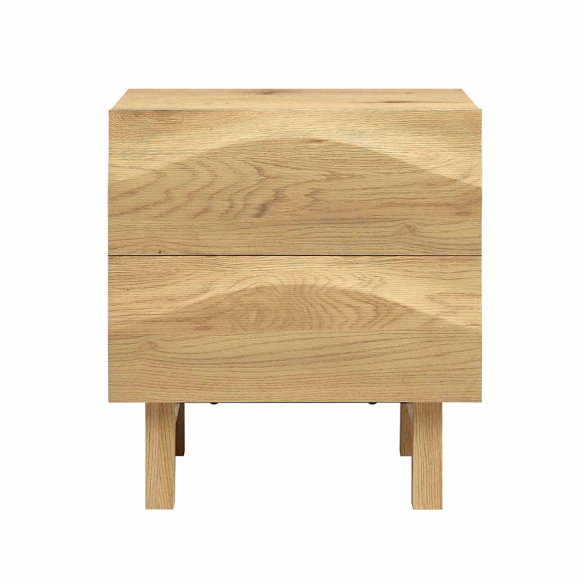 Moriko 2 Drawer Bedside Table