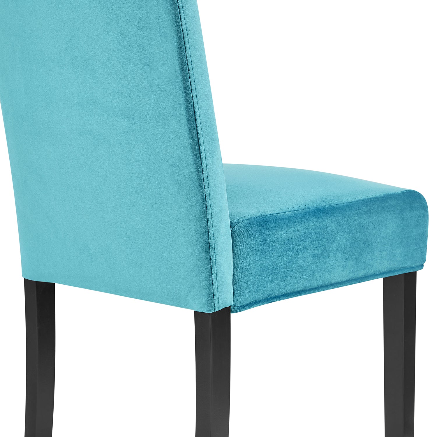 Maidwell Set of 2 Air Blue Velvet Dining Chairs