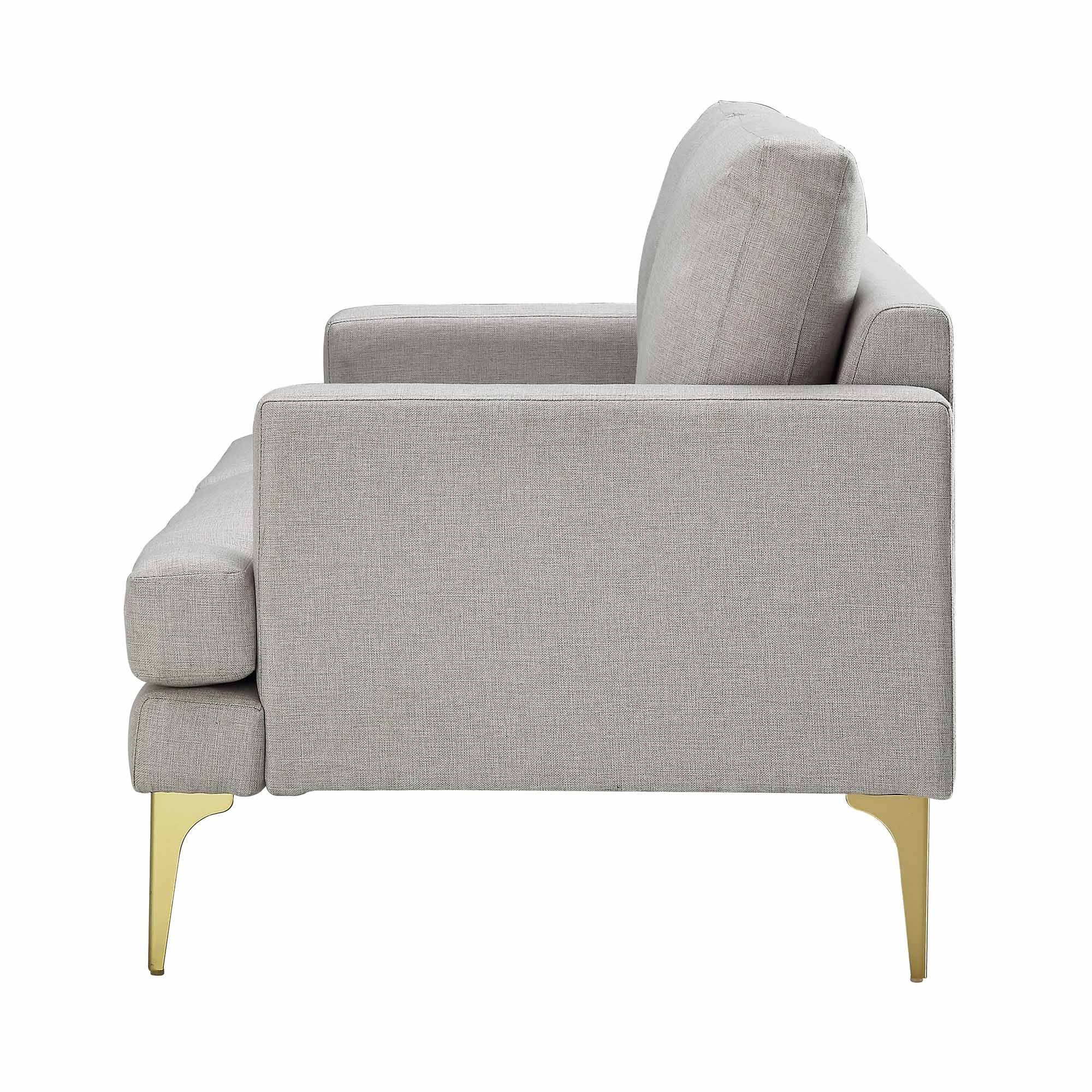 Haven Grey Fabric 2-Seater Sofa