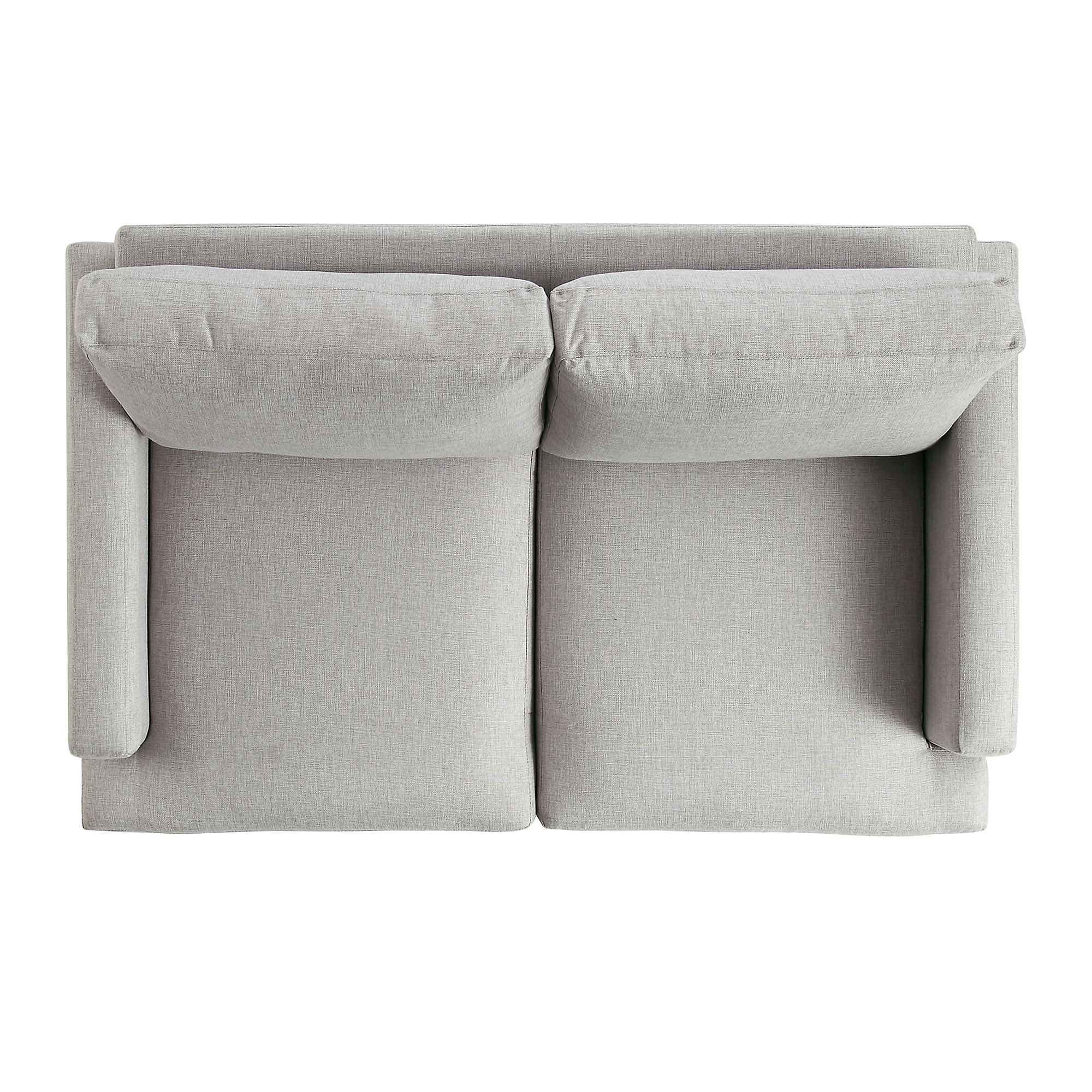 Haven Grey Fabric 2-Seater Sofa