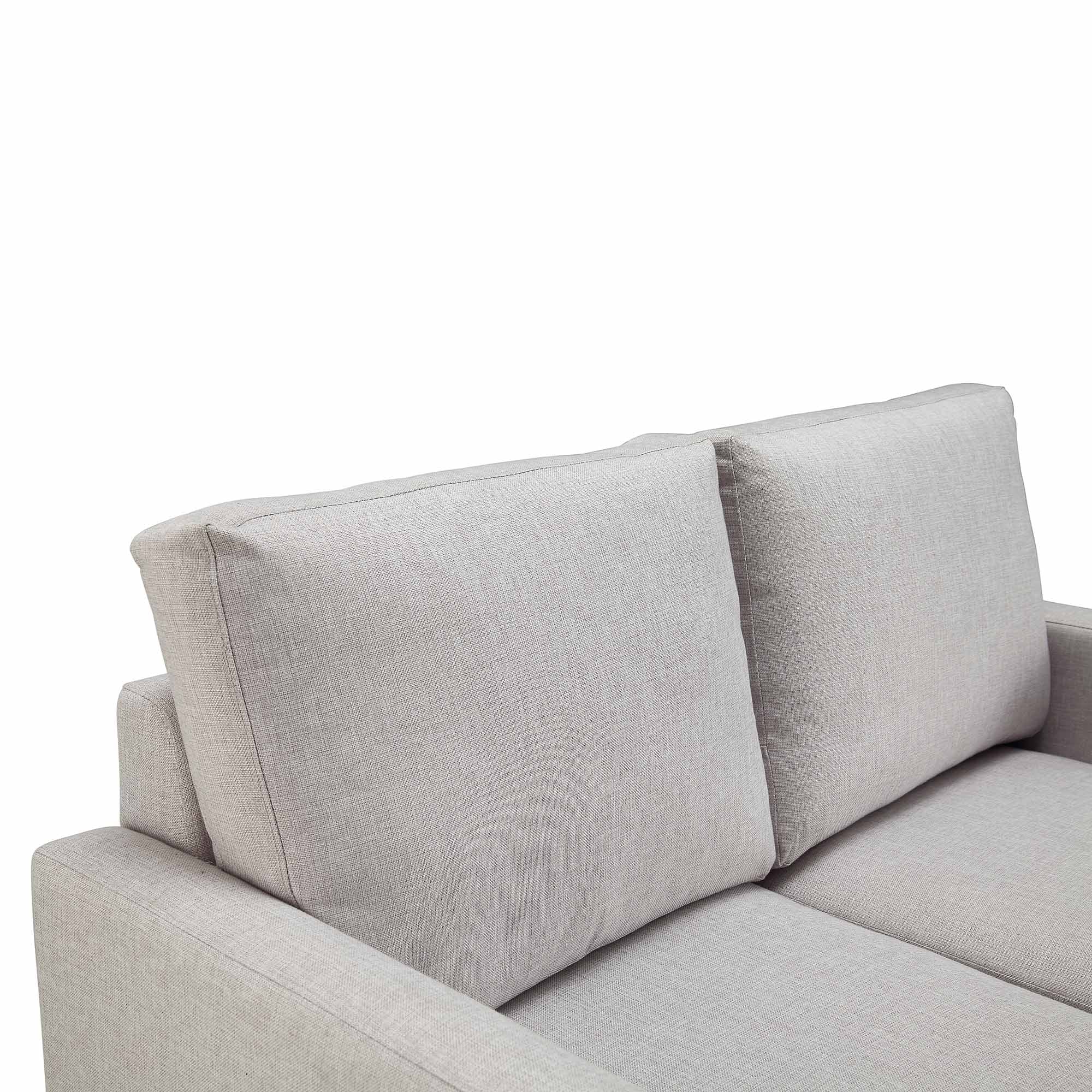 Haven Grey Fabric 2-Seater Sofa