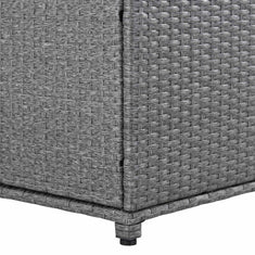 Granchester 120cm Rattan Storage Box, Grey | daals